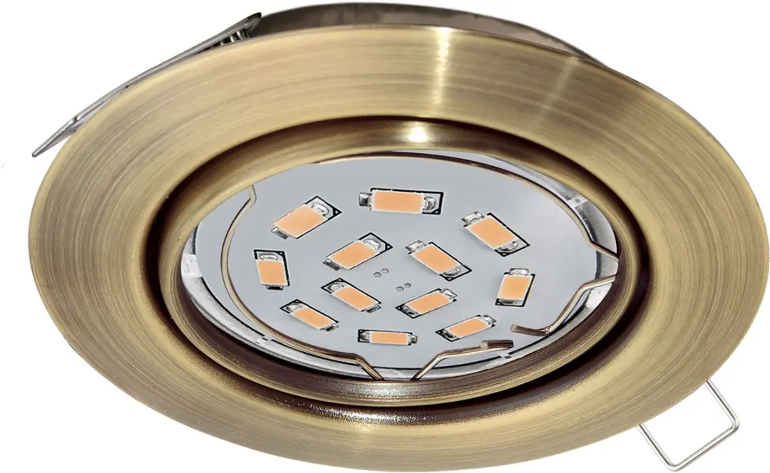Eglo Peneto Inbouwspot LED Ø87mm Brons