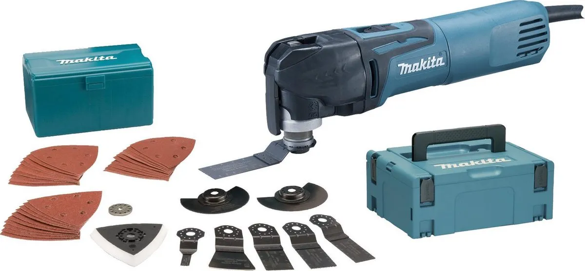 Makita TM3010CX3J Oscillerende Multitool - 320W - 39 Accessoires