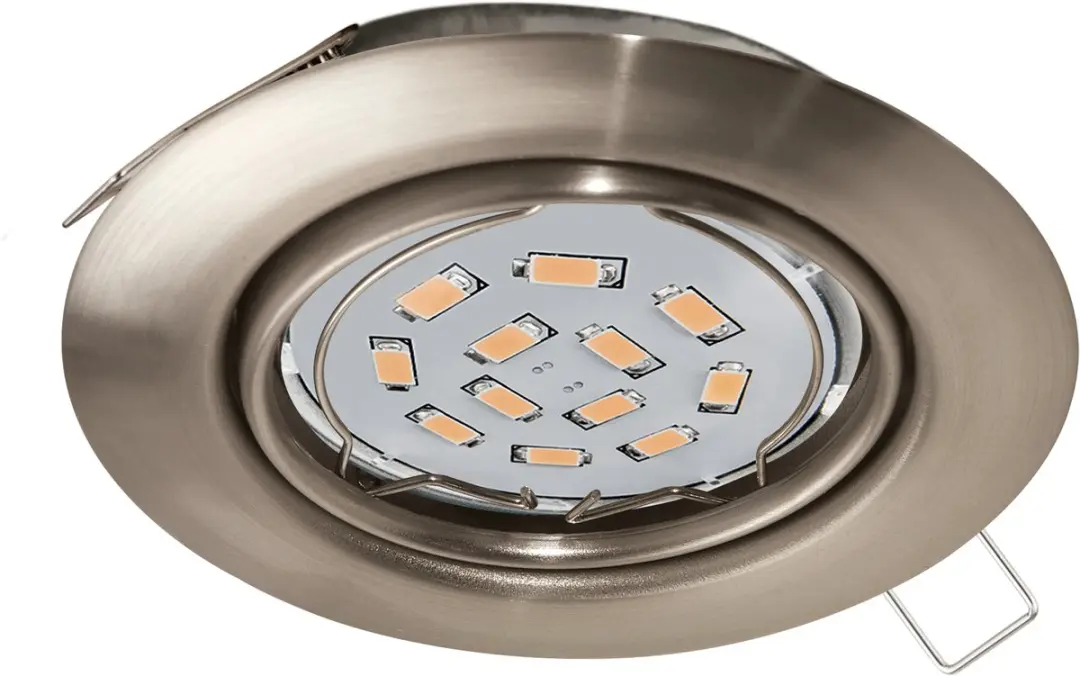 Eglo Peneto Inbouwspot LED Ø87mm Nikkel-Mat Richtbaar