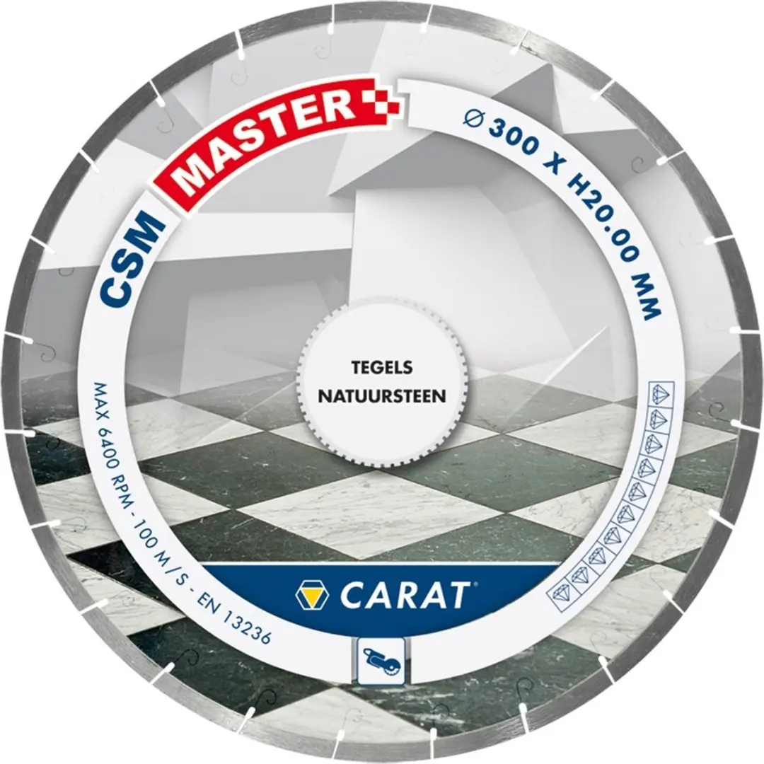 Carat Diamantzaag Tegels Ø300x20mm CSM Master