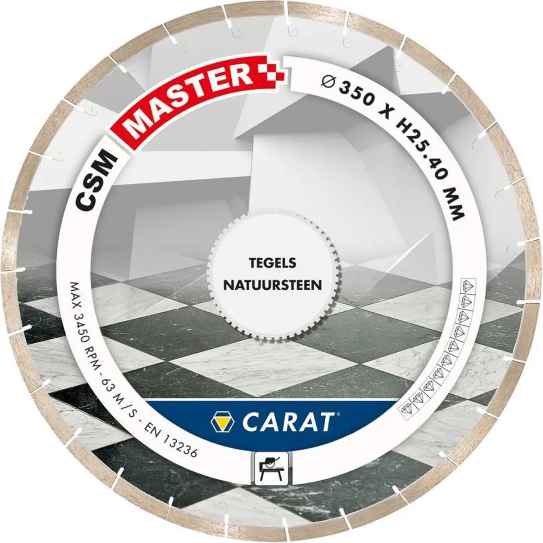 Carat Diamantzaag Tegels Ø300x20mm CSM Master