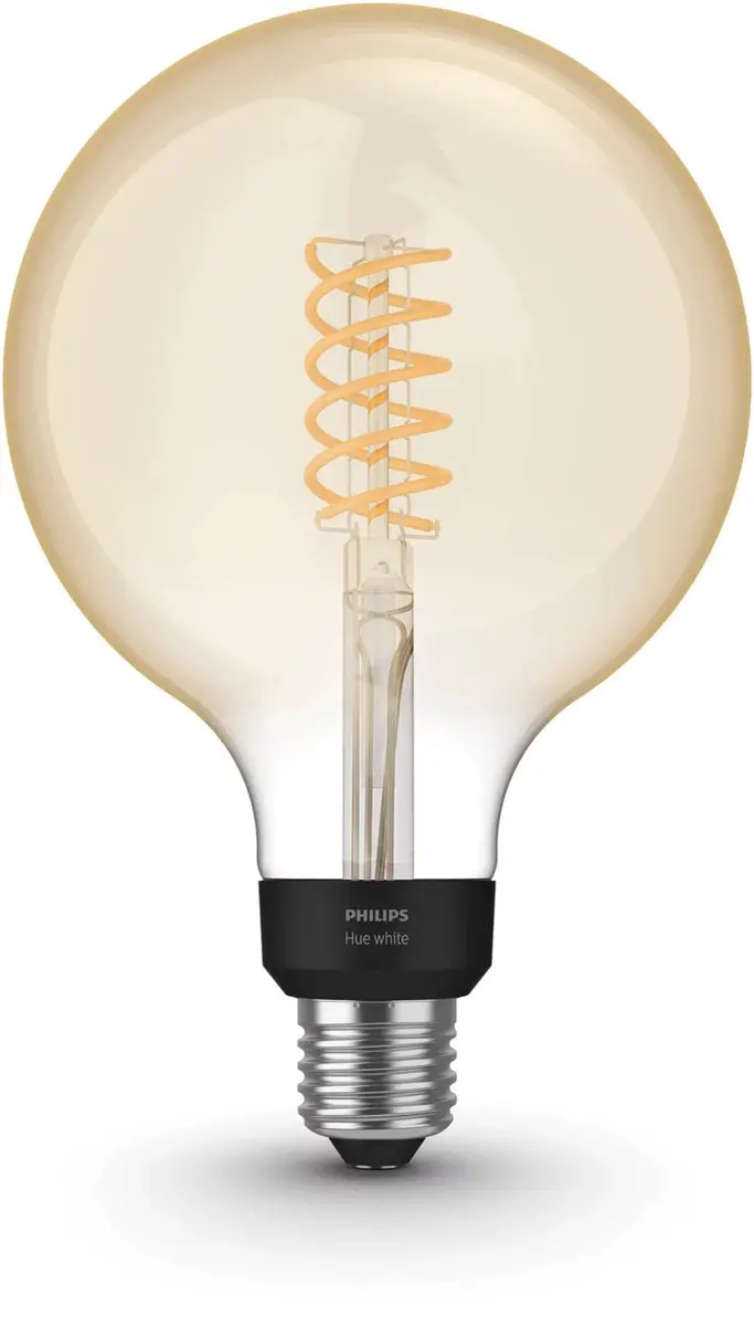 Philips Hue G125 Filament Glowlamp E27 - 550 Lumen - Warmwit - Amber