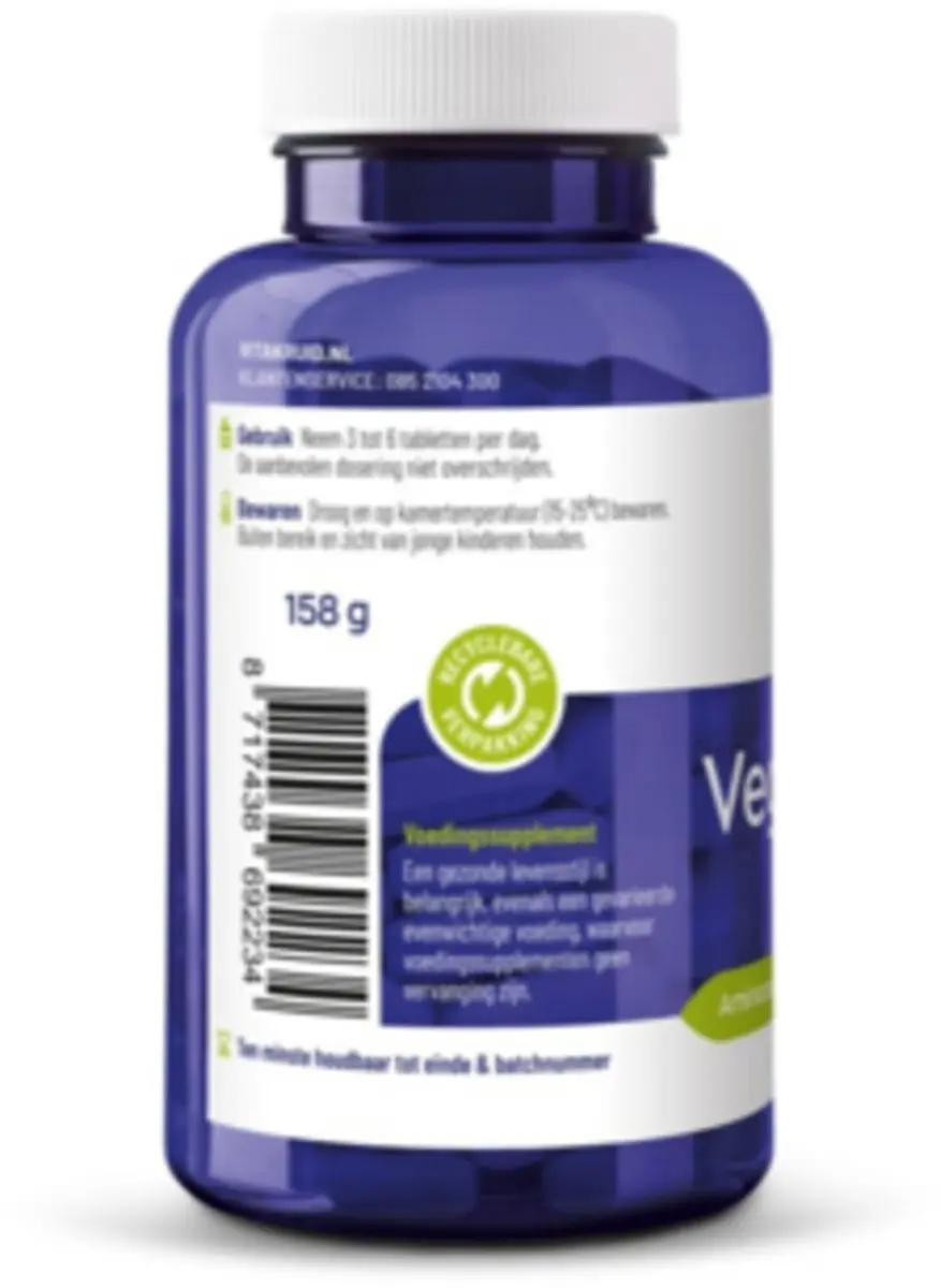Vitakruid Collageen Builder Vegan 180 tabletten - 2x90
