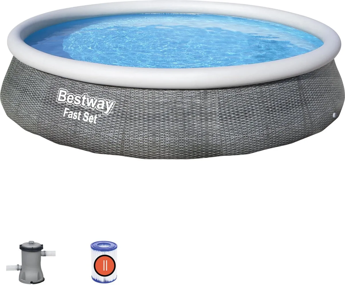 Bestway Fast Set Opblaasbaar Zwembad 396x84cm