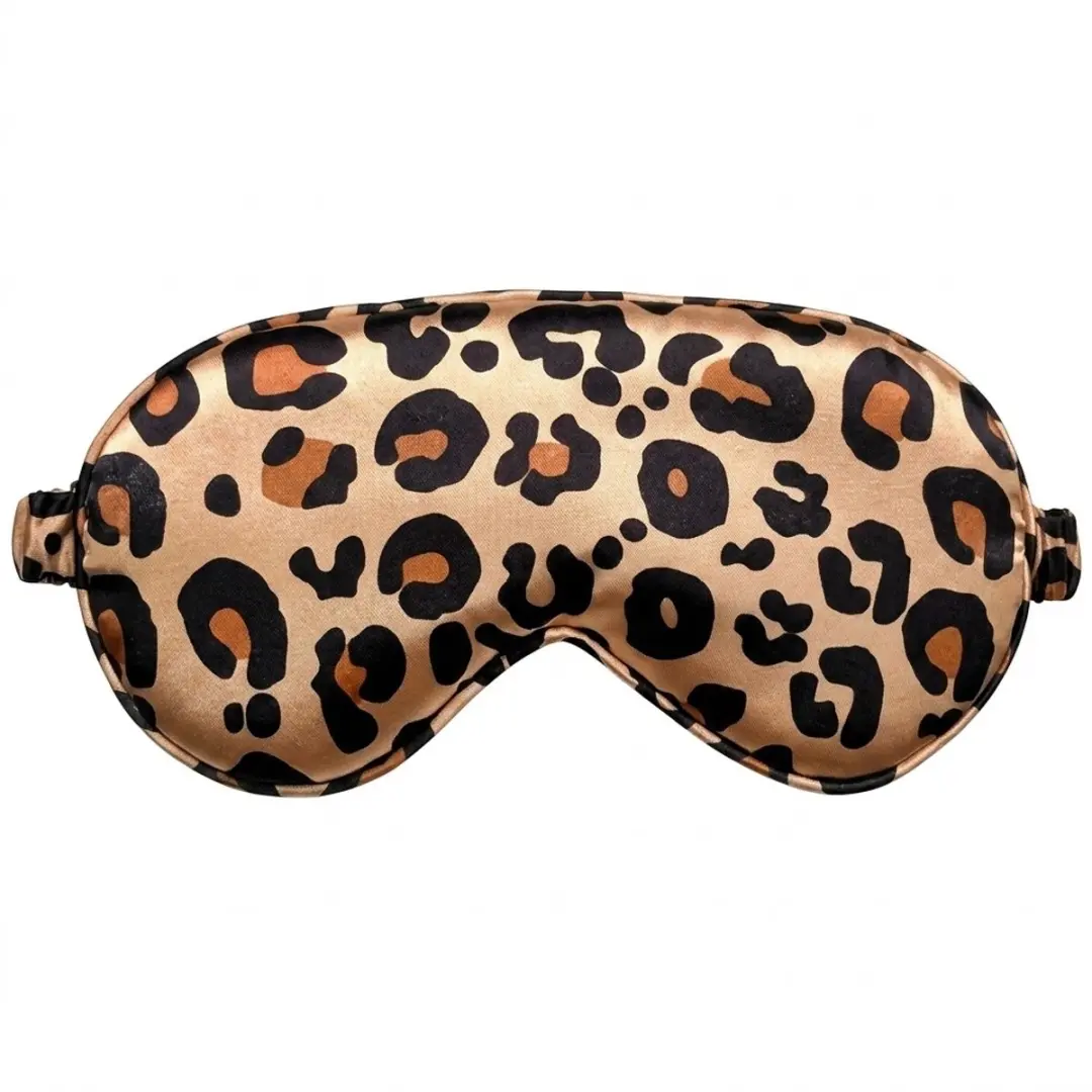 NUVEX Slaapmasker Gele Luipaardprint