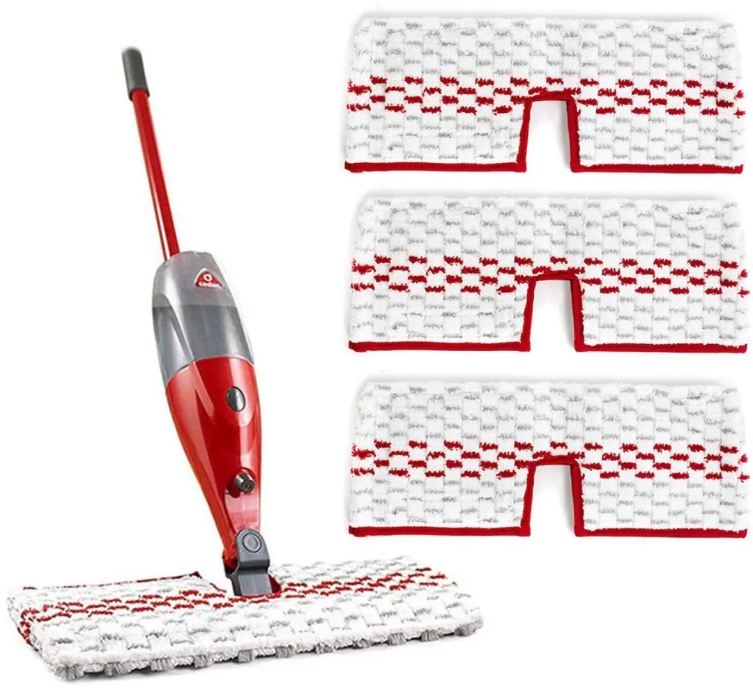 Vileda Spray Mop Pads - 3 Stuks - Grijs/Rood/Wit - afbeelding 3 van 5