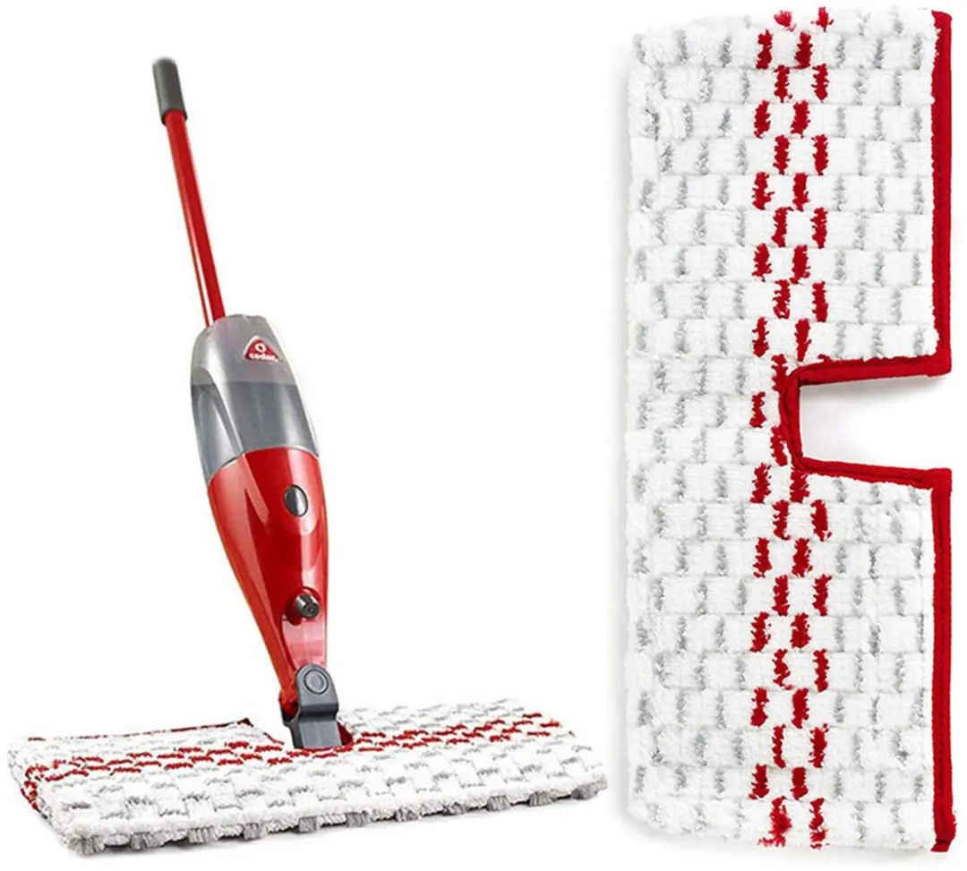 Vileda Spray Mop Pads - 3 Stuks - Grijs/Rood/Wit - afbeelding 4 van 5