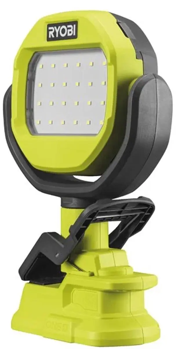 Ryobi ONE+ LED Klemlamp 1000 Lumen - 18V - Zwart