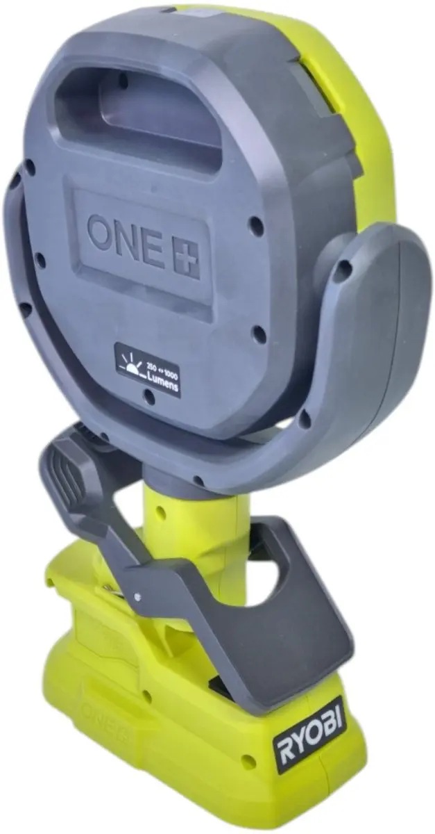 Ryobi ONE+ LED Klemlamp 1000 Lumen - 18V - Zwart - afbeelding 6 van 6