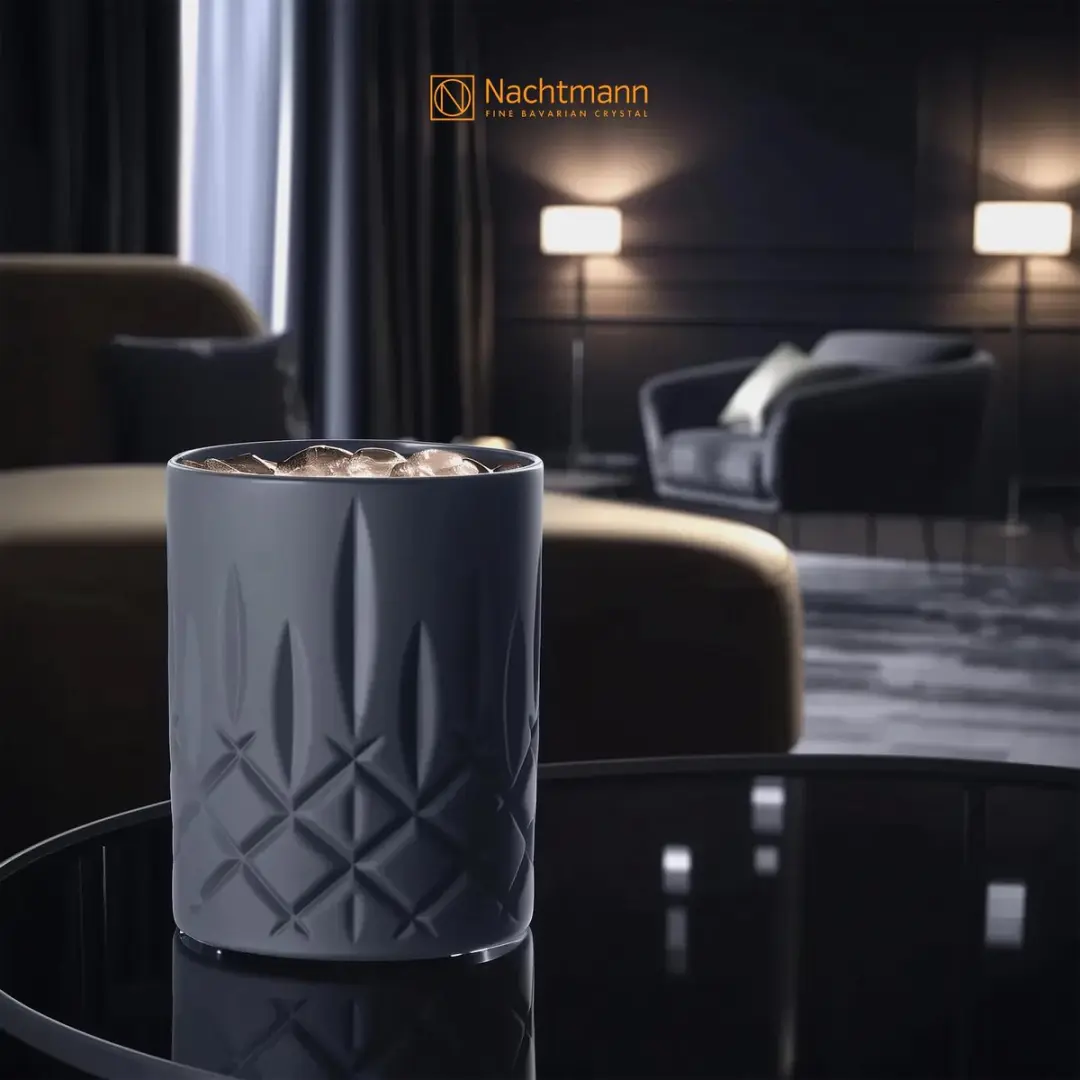 Nachtmann Noblesse Black Edition Whiskyglazen 2 Stuks - Zwart