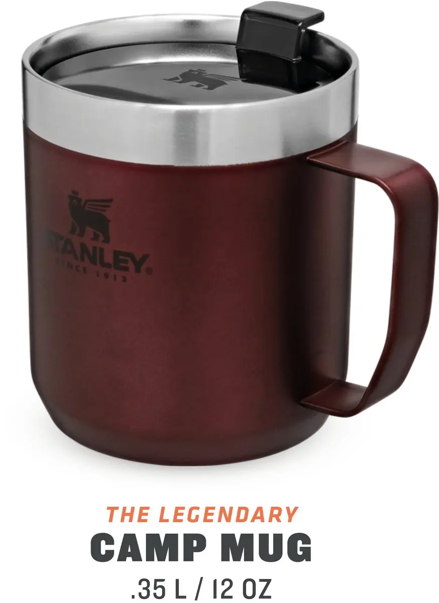 Stanley Everyday Camp Mug 100000001770 - 0,35L - Wine - afbeelding 6 van 6