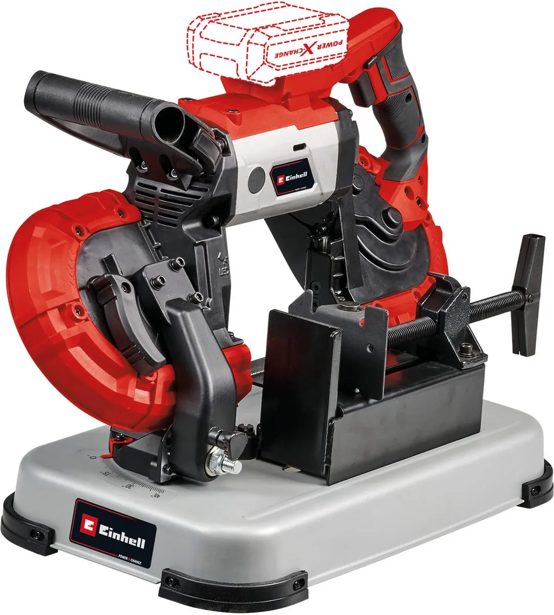 Einhell Accu Bandzaag TE-MB 18/127 U Li Solo - 18V - 127mm Zaagbreedte