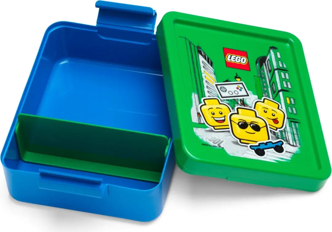 LEGO Iconic Boy Lunchbox - Blauw - 2-delig