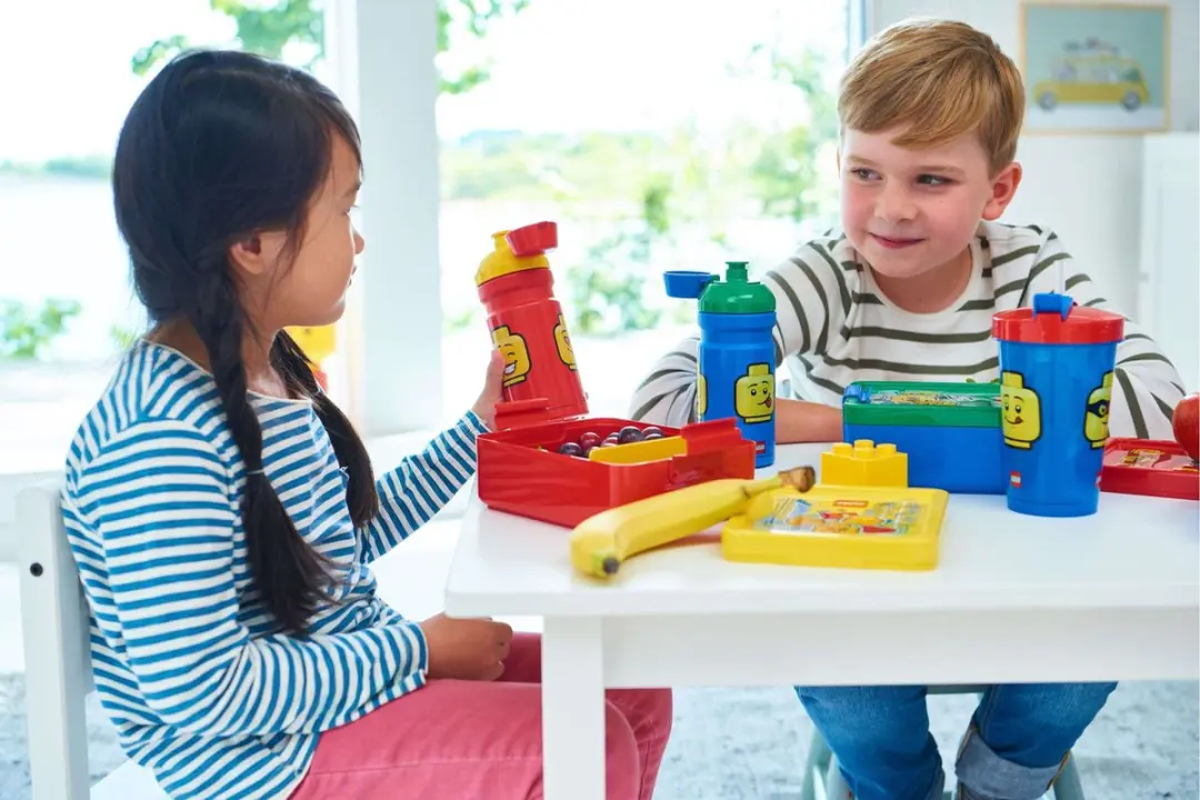 LEGO Iconic Boy Lunchbox - Blauw - 2-delig