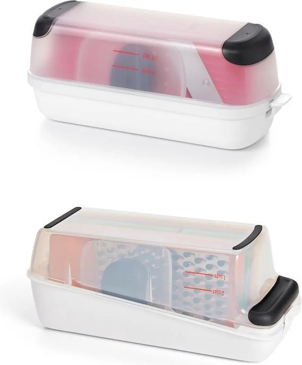 OXO Rasp-, Snij- en Spiraalset - Transparant