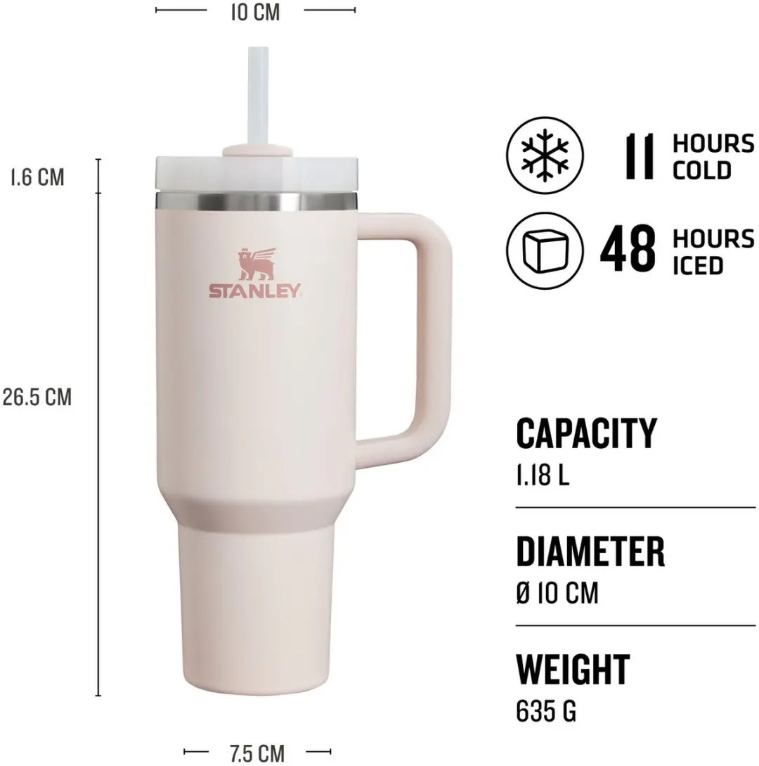 Stanley Quencher H2.O FlowState Tumbler 1,18L - Rose Quartz 2.0