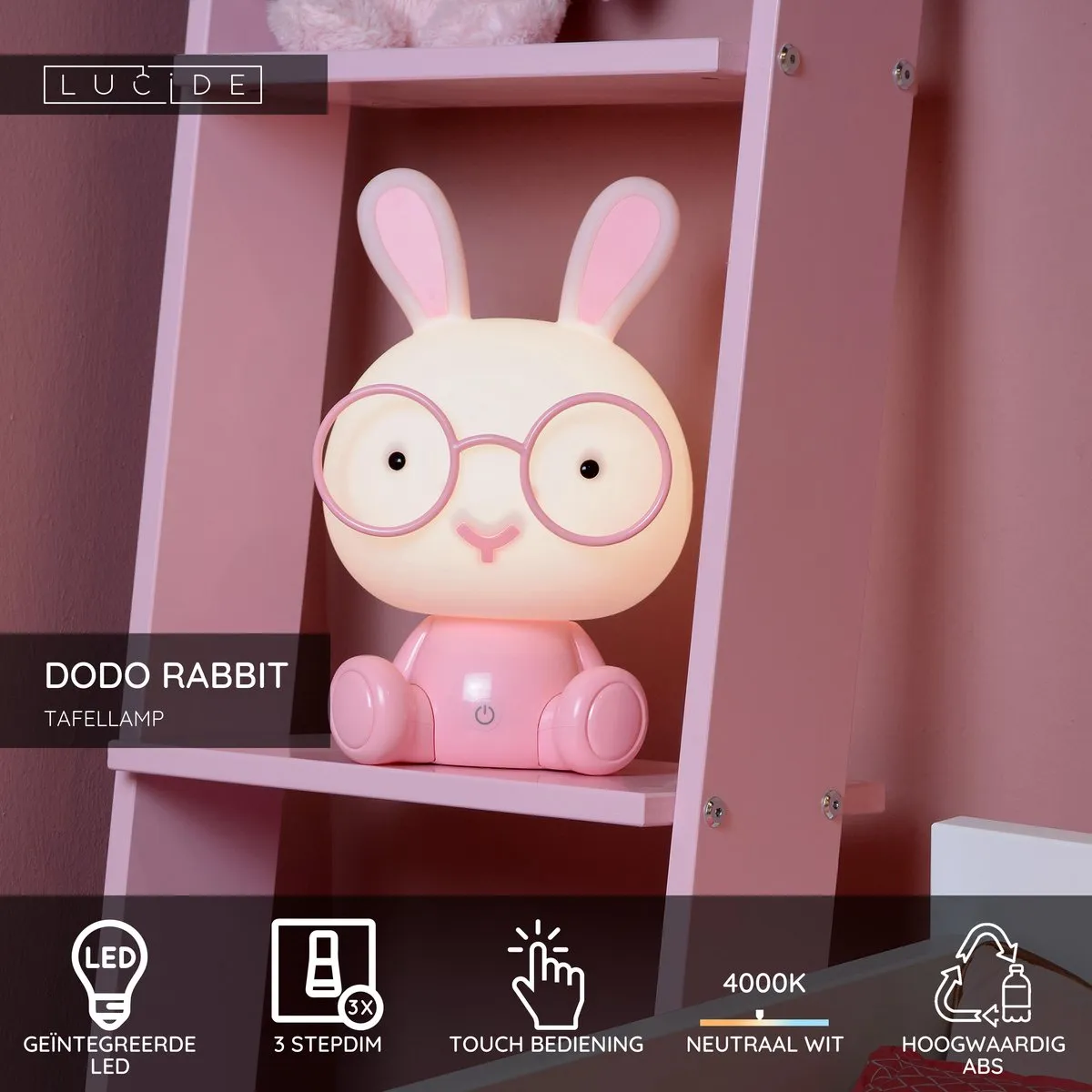 Lucide DODO RABBIT Tafellamp