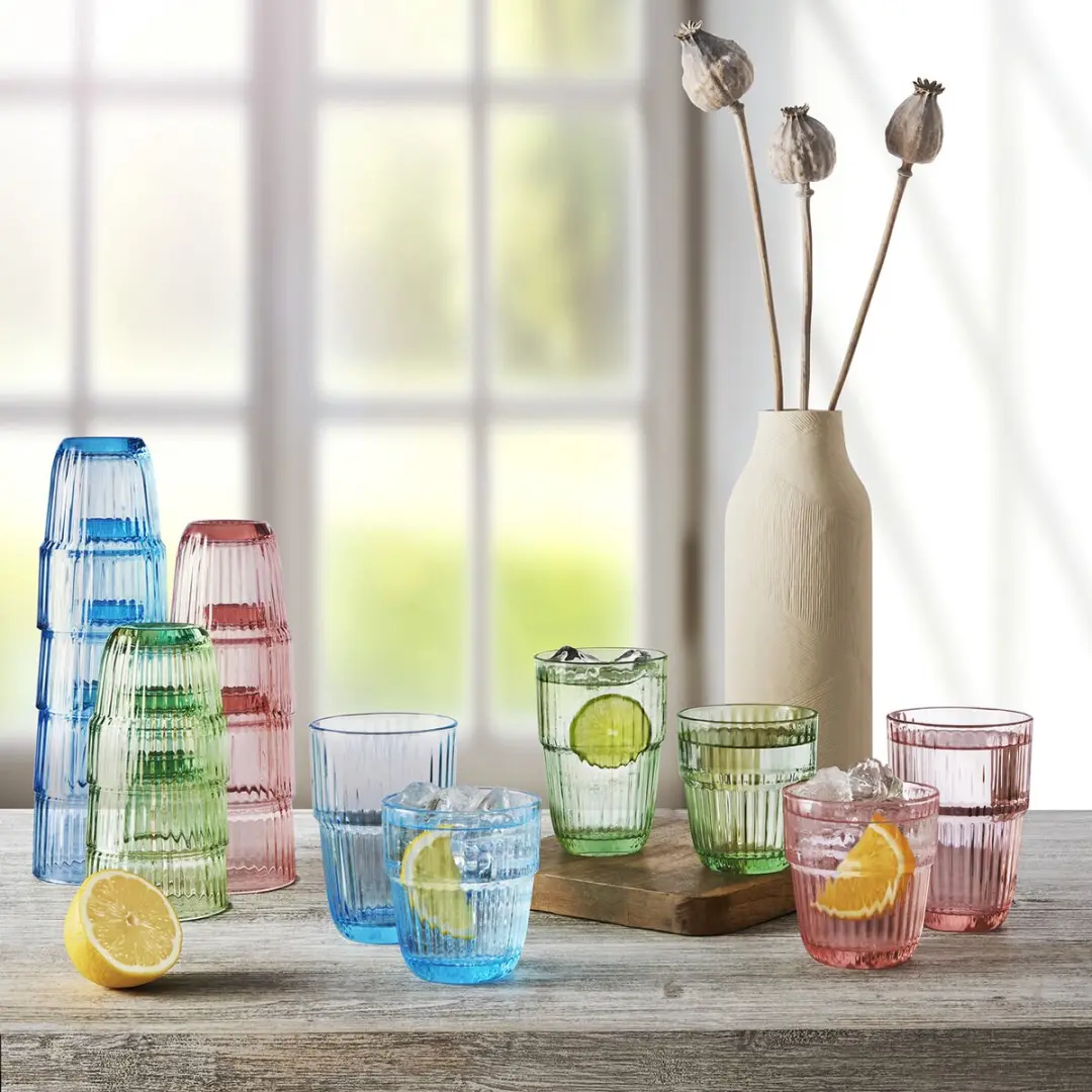 Bormioli Rocco Barshine Waterglas 300ml - 6 Stuks - Blauw