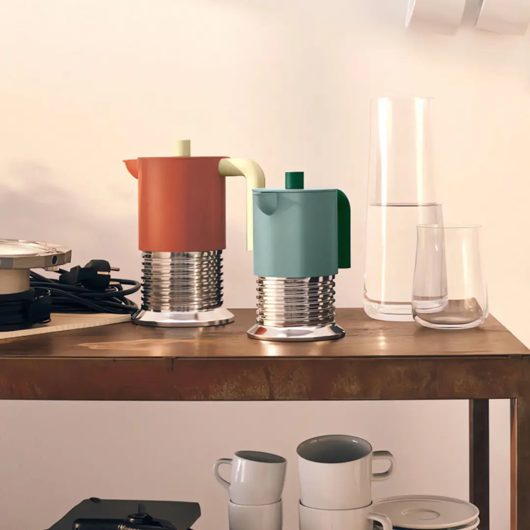 Alessi Vite PM01/3 WG Moka Pot 3 Kopjes