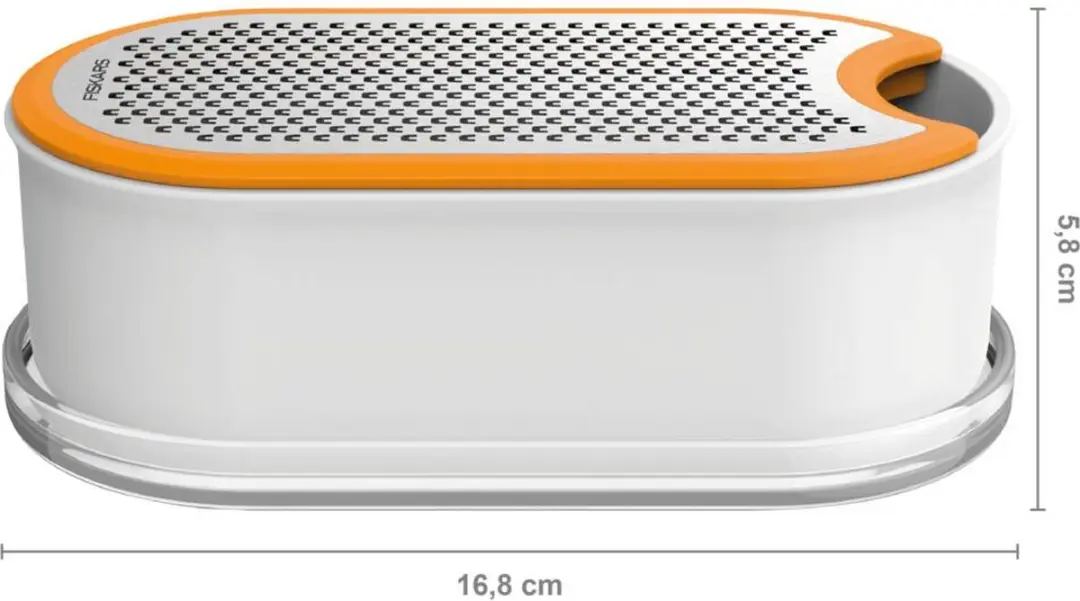 Fiskars Kaasrasp RVS 6424002004288 - Incl. Bewaarbak