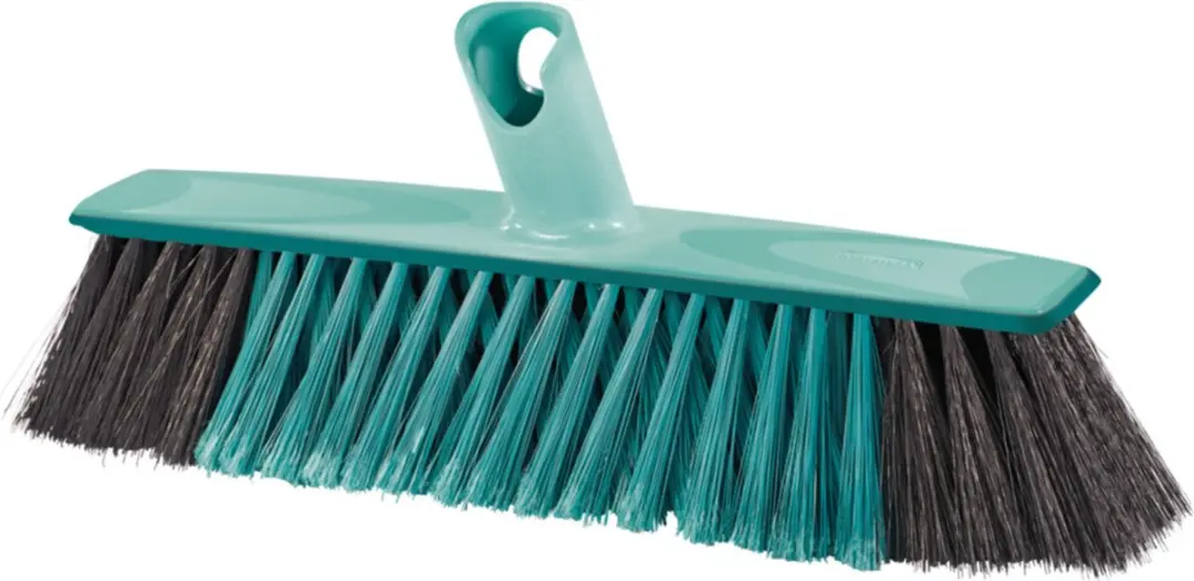 Leifheit All Round Bezem Xtra Clean 30cm - 3 Stuks - Zwart/ Groen