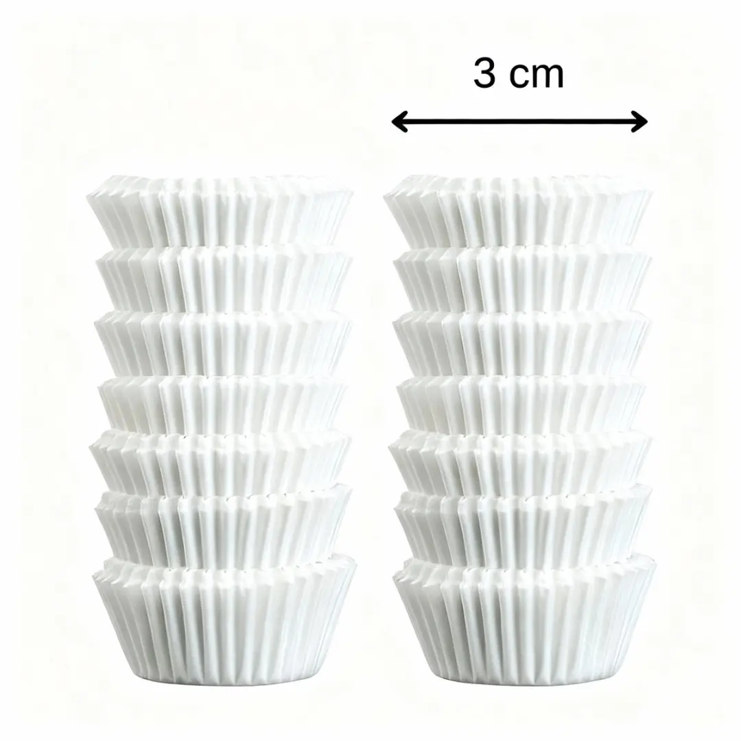 Zenker Smart Pastry Muffinvormpjes 240 Stuks - 3cm Wit