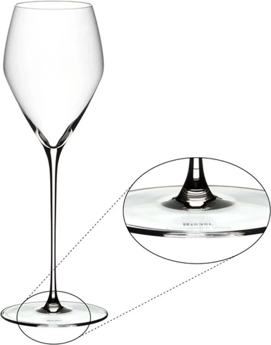Riedel Veloce Champagneglazen - 6 Stuks
