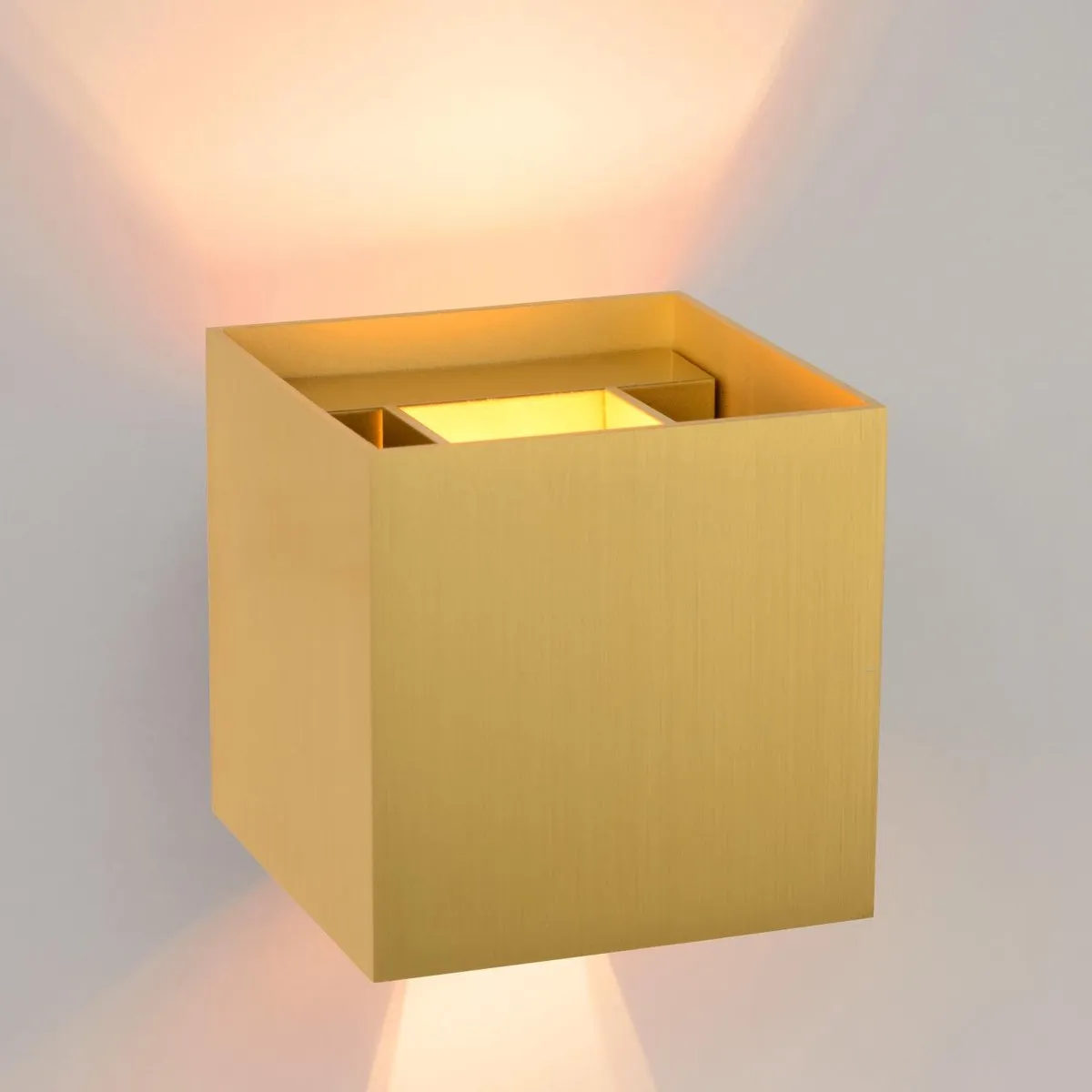 Lucide XIO Wandlamp LED G9 4W 2700K - Mat Goud/Messing