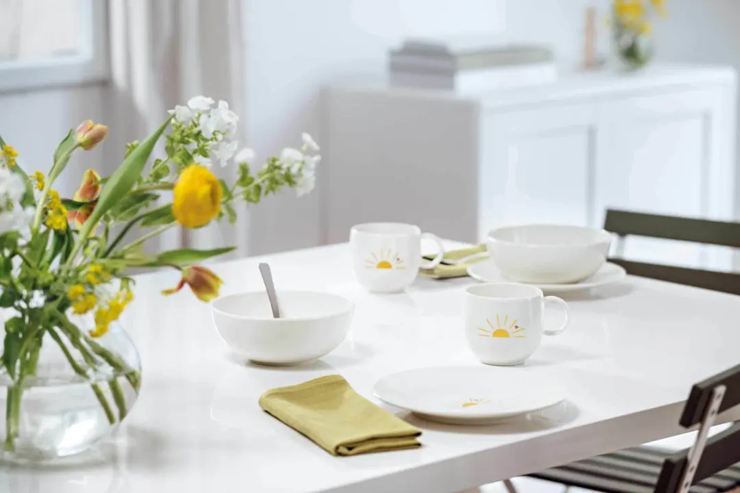 Villeroy & Boch Müslischaal Hello Sunshine With Love - 16,9 cm - Wit-Geel