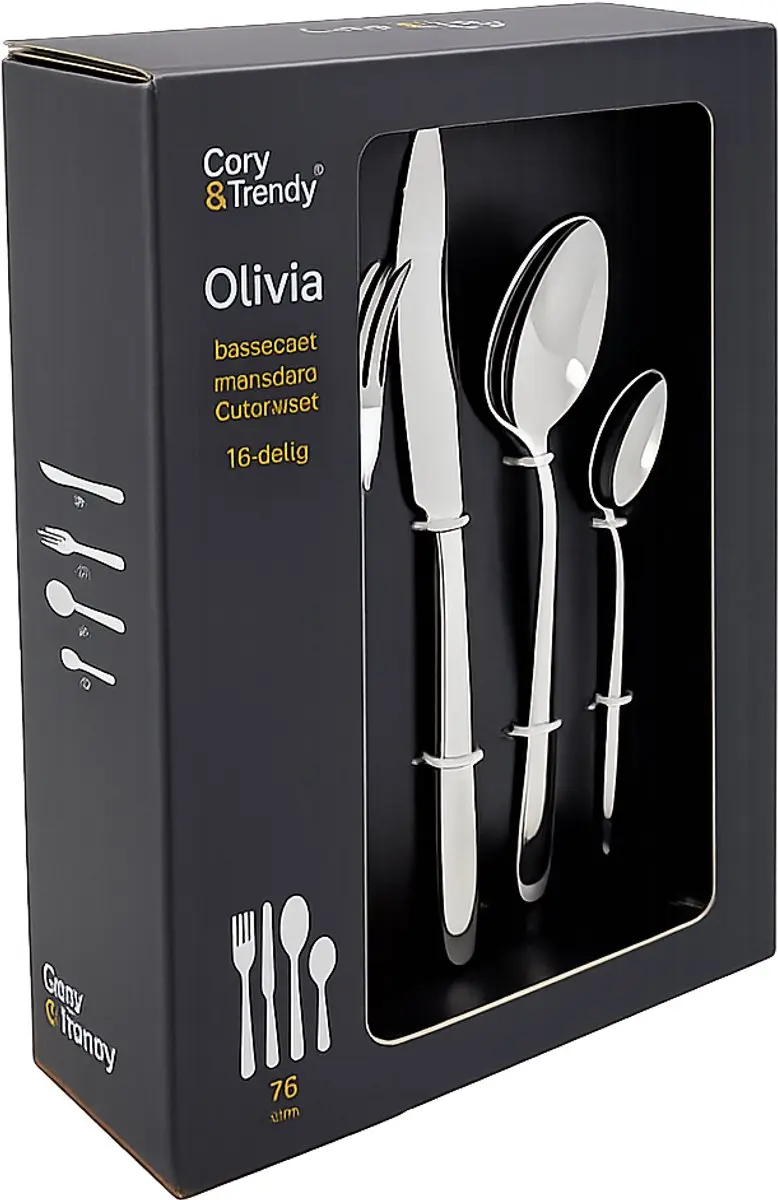 Cosy&Trendy Olivia Bestekset 16-delig - Mirror