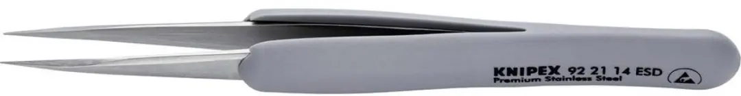 Knipex 92 21 14 ESD Precisiepincet 130mm - Kleurloos - afbeelding 6 van 6