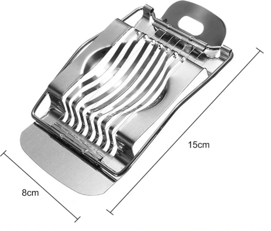 Excellent Houseware Eiersnijder - Zilver - afbeelding 6 van 6
