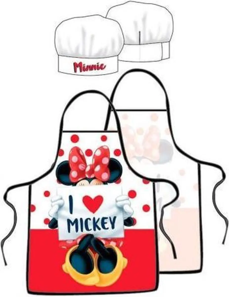 Disney Minnie Mouse Kookschort & Muts