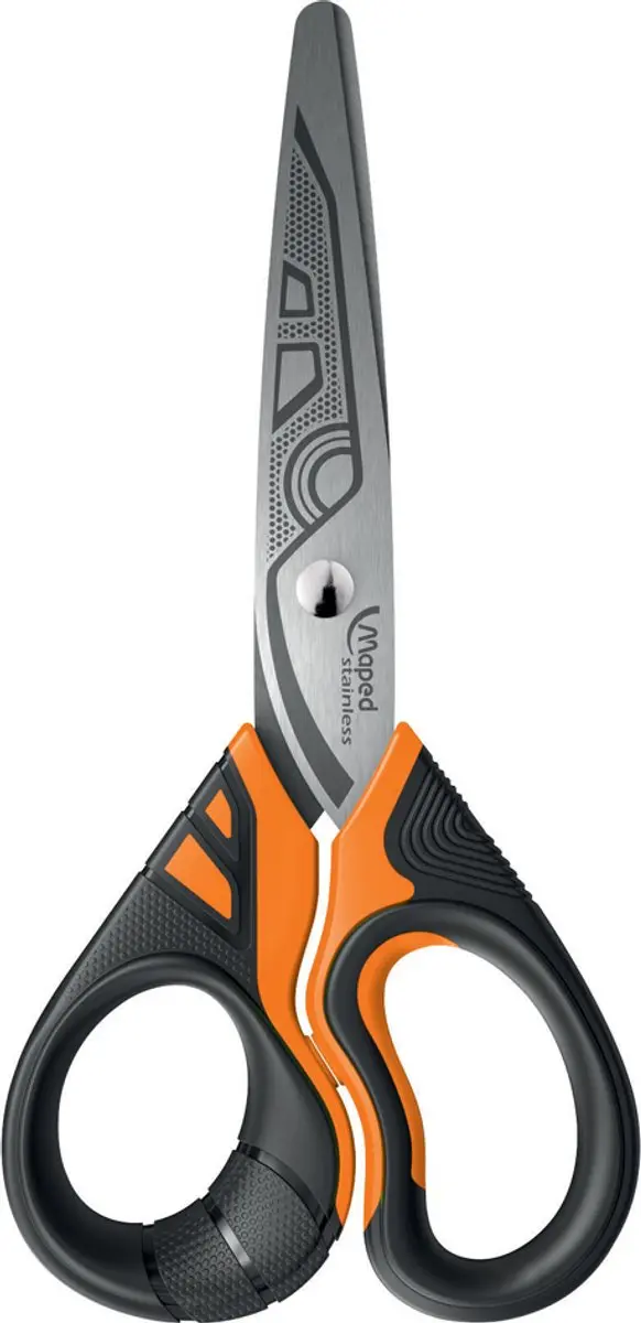 Maped Sensoft Schaar 13cm - Groen/Oranje/Zwart/Geel/Roz - afbeelding 3 van 4