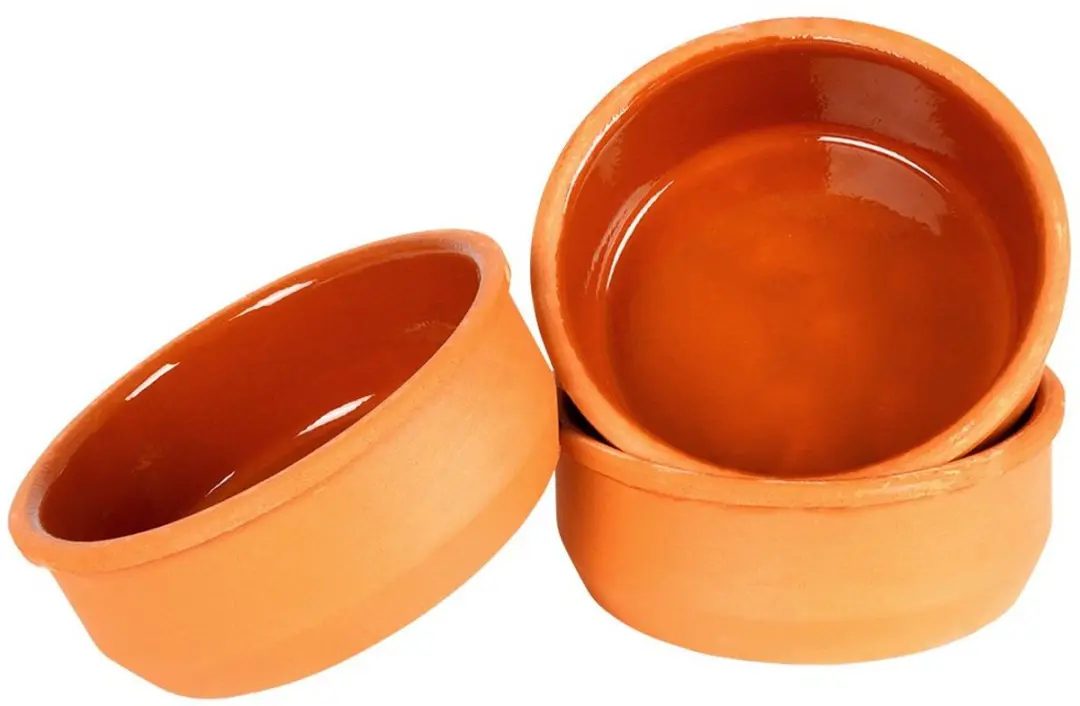 Excellent Houseware Ovenschaal 12cm - 3 Stuks - Bruin
