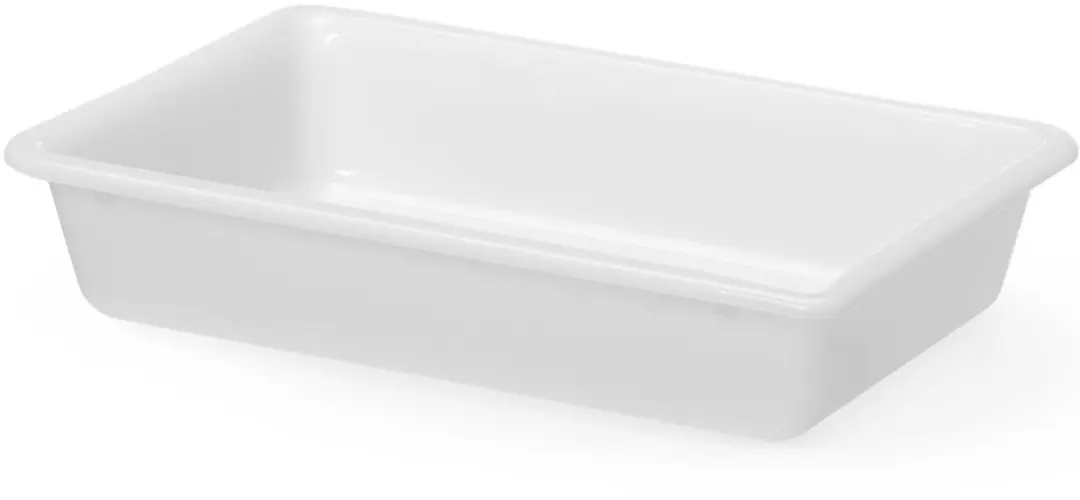HENDI Bereidingsbak Polyethyleen 3L - 340x235x70mm Wit