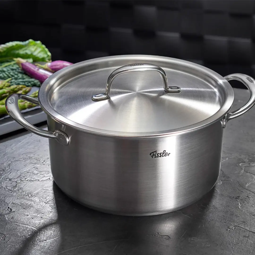 Fissler M5 Pro-ply Kookpan 24cm - 5-ply - Zilver