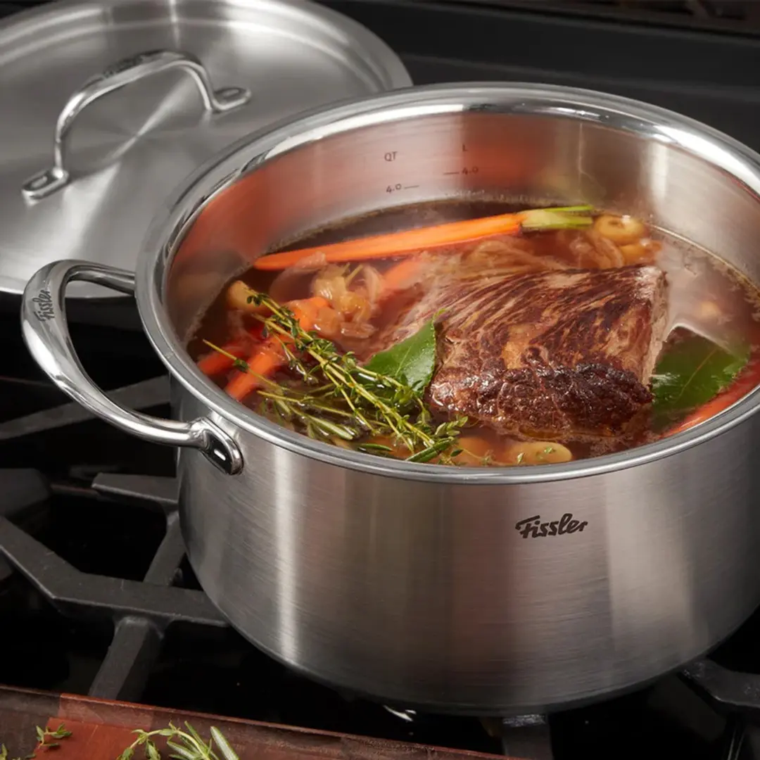 Fissler M5 Pro-ply Kookpan 24cm - 5-ply - Zilver