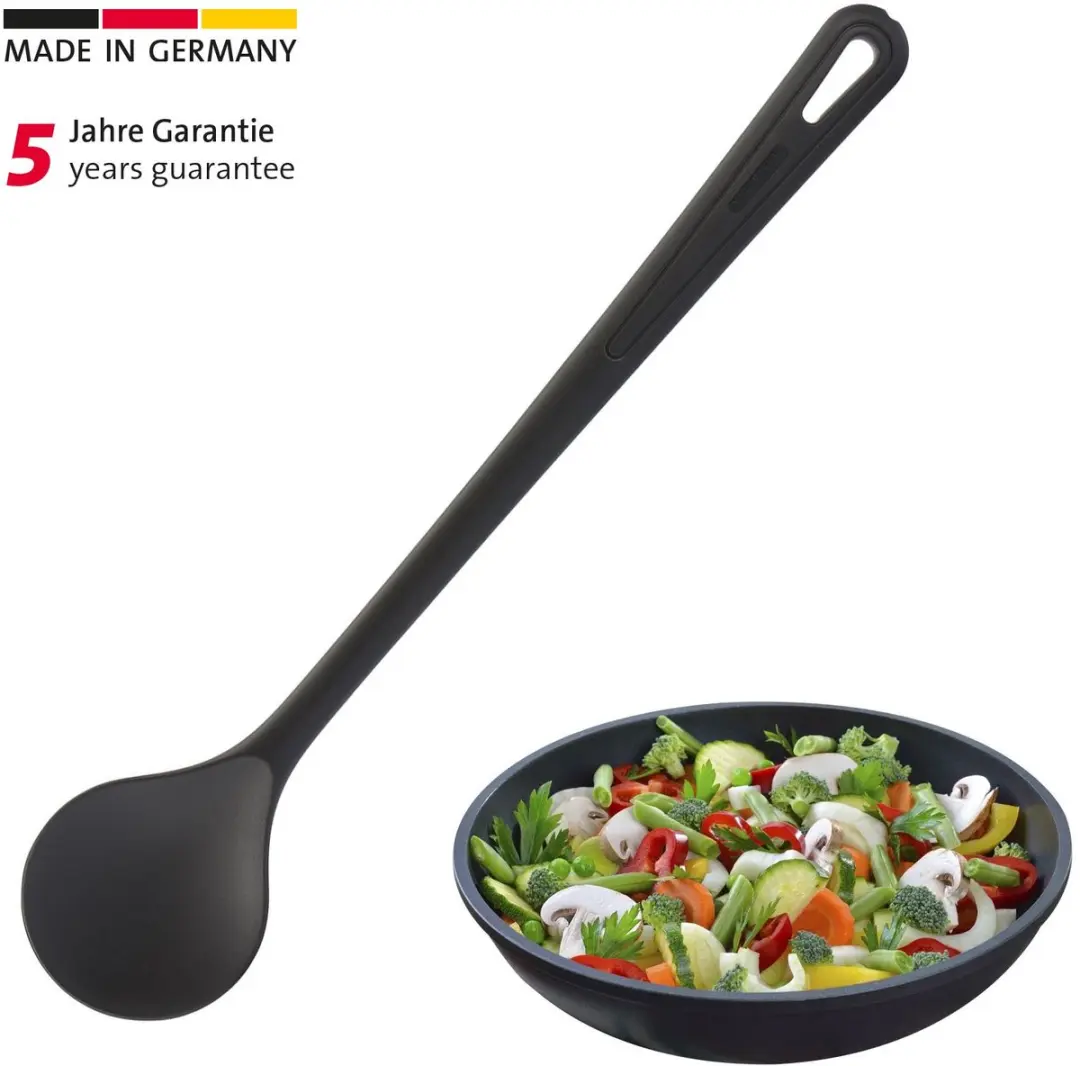 Westmark 288422E5 Roer-/Kooklepels - 2 Stuks - Zwart