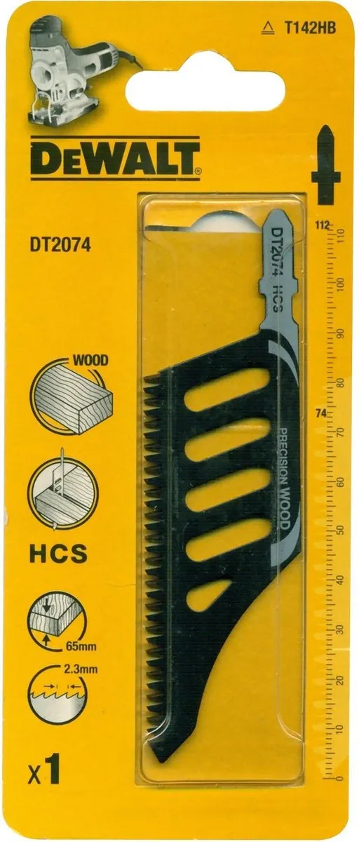 DeWalt DT2074 HCS Decoupeerzaagblad - 2,3mm Tandafstand