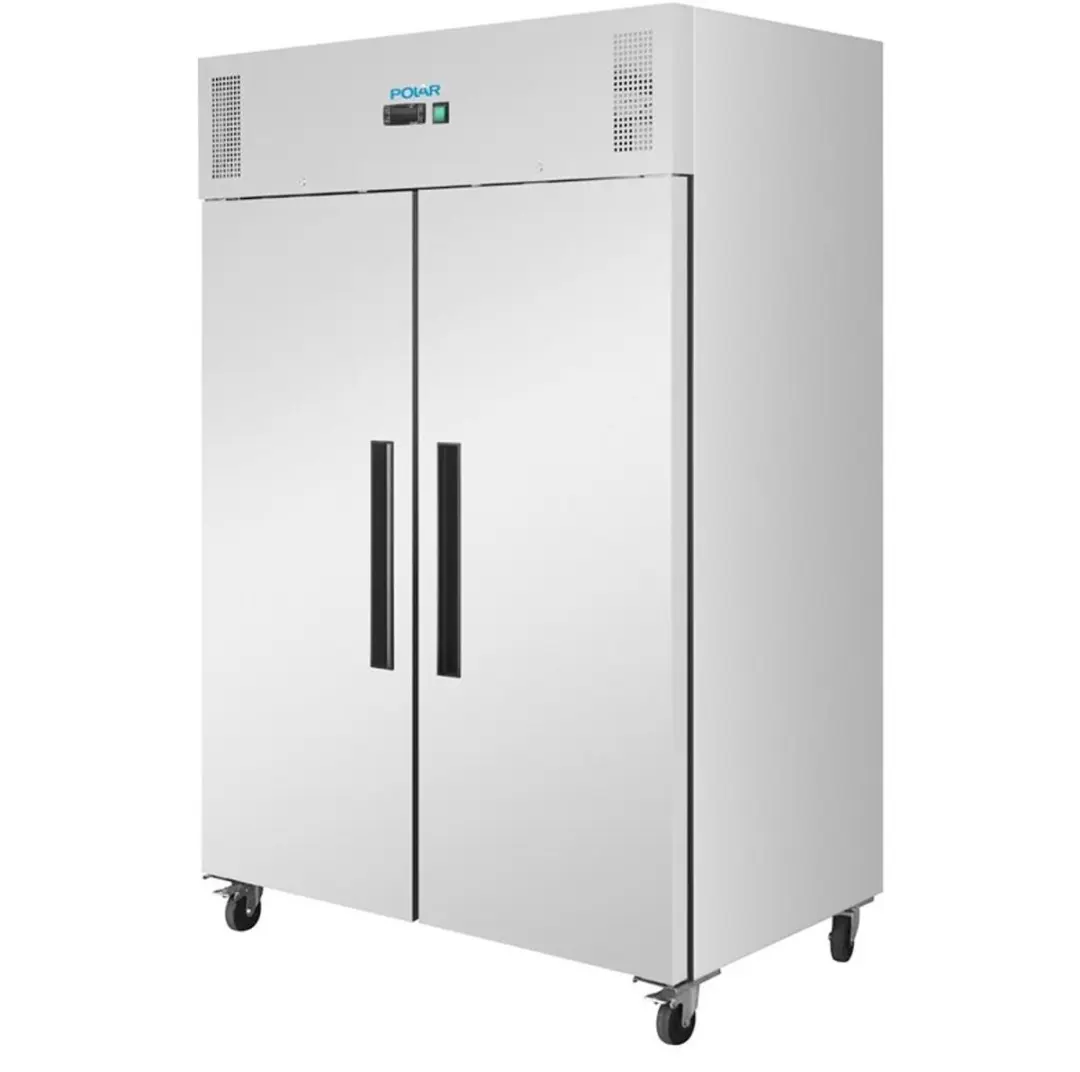 Polar G Serie PG594 Dubbeldeurs Koelkast 1152L - 6 Plateaus - RVS