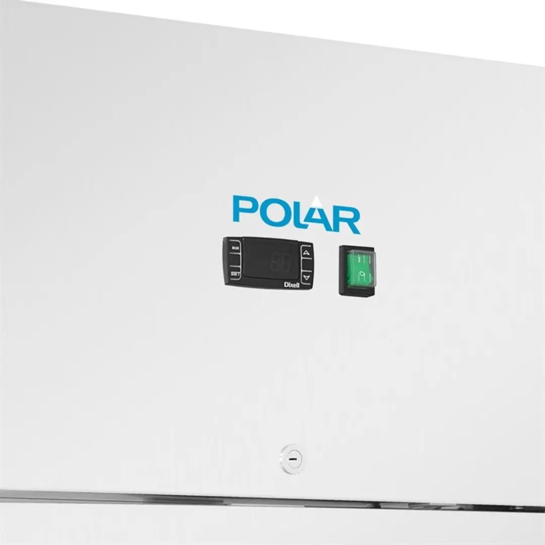 Polar G Serie PG594 Dubbeldeurs Koelkast 1152L - 6 Plateaus - RVS