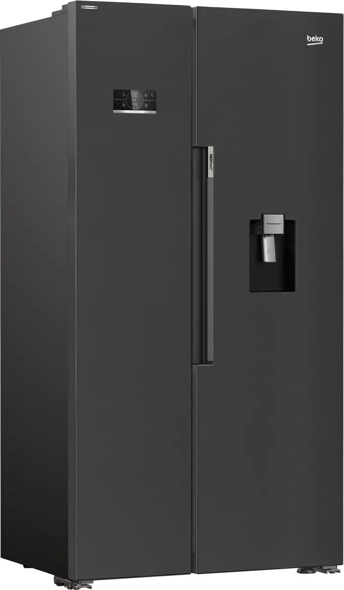 Beko GN163241DXBRN Amerikaanse Koelkast 576L - NoFrost - Zwart