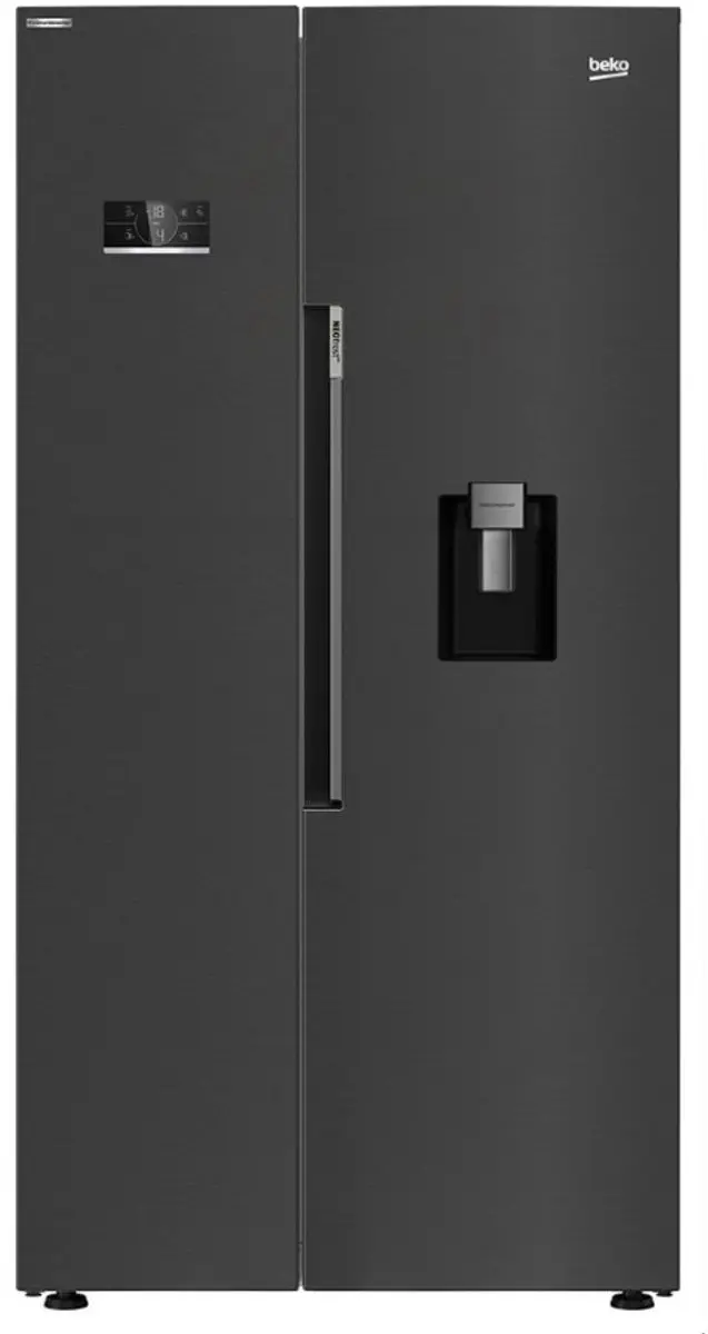 Beko GN163241DXBRN Amerikaanse Koelkast 576L - NoFrost - Zwart - afbeelding 6 van 6
