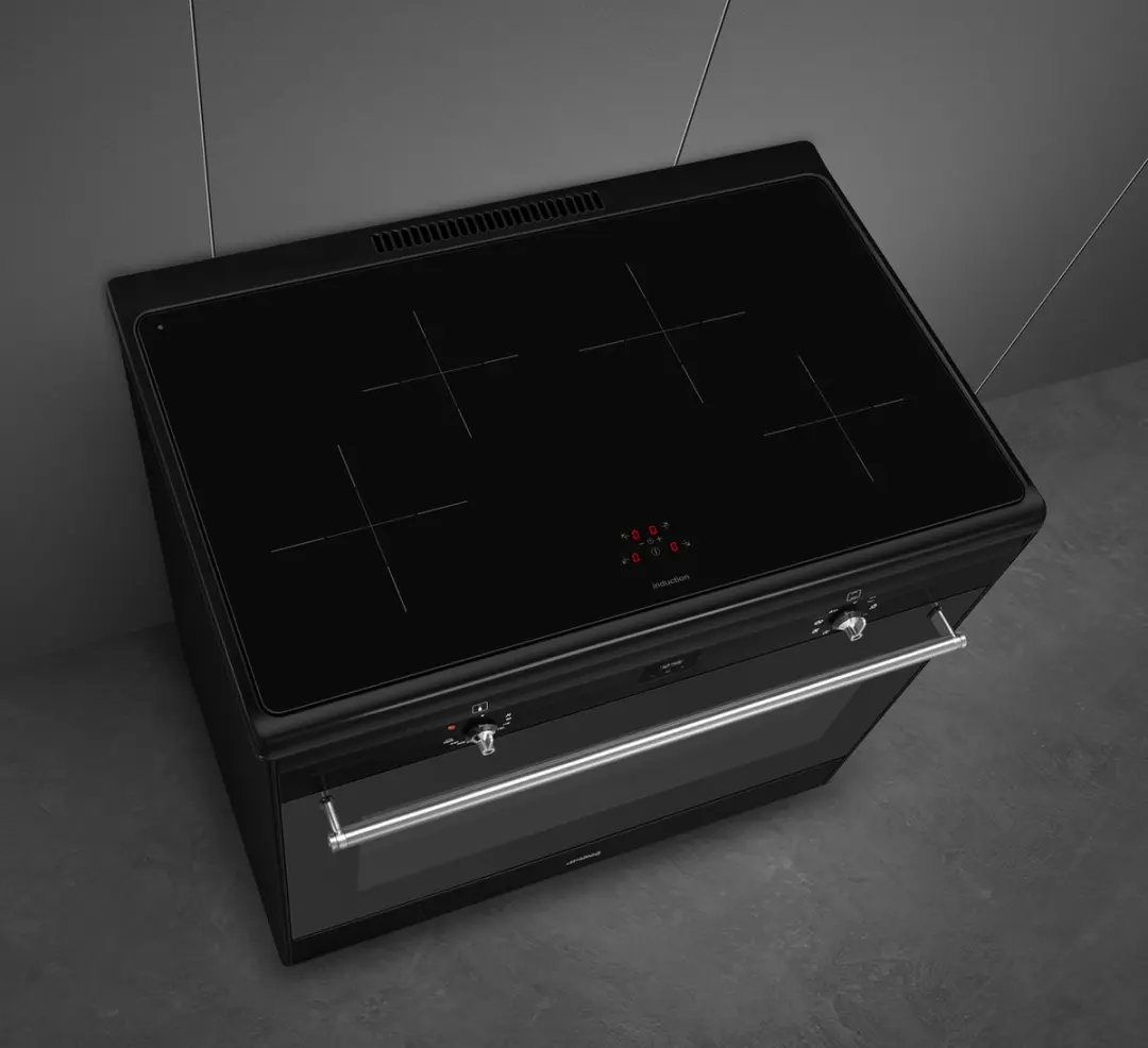 Smeg CX91IMBL Inductiefornuis 90cm - Zwart