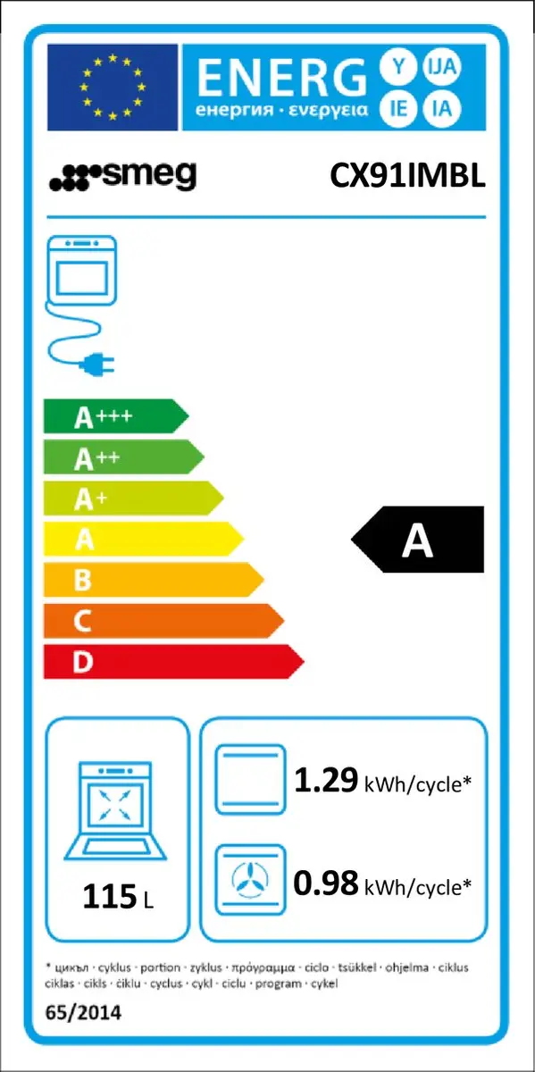Smeg CX91IMBL Inductiefornuis 90cm - Zwart