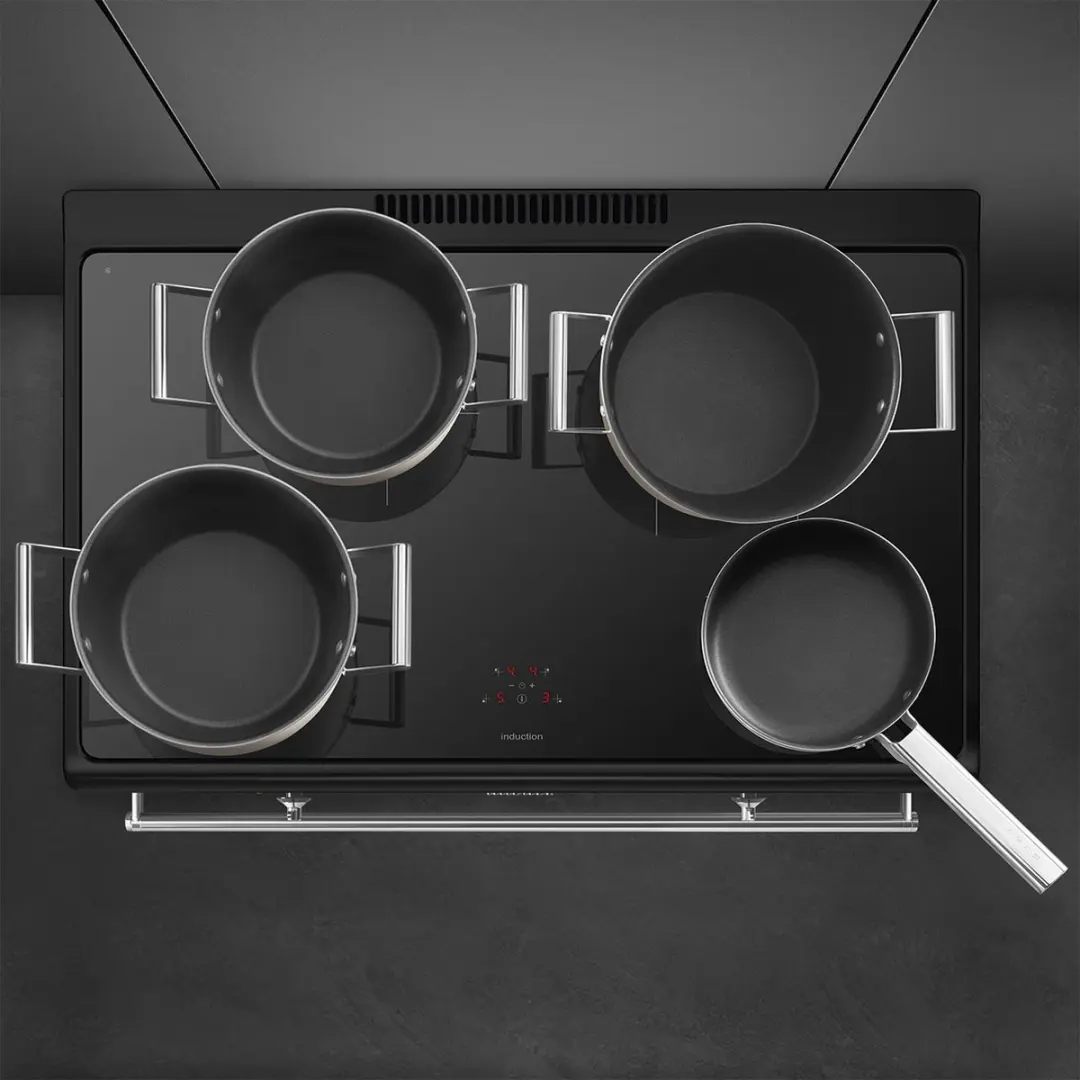 Smeg CX91IMBL Inductiefornuis 90cm - Zwart