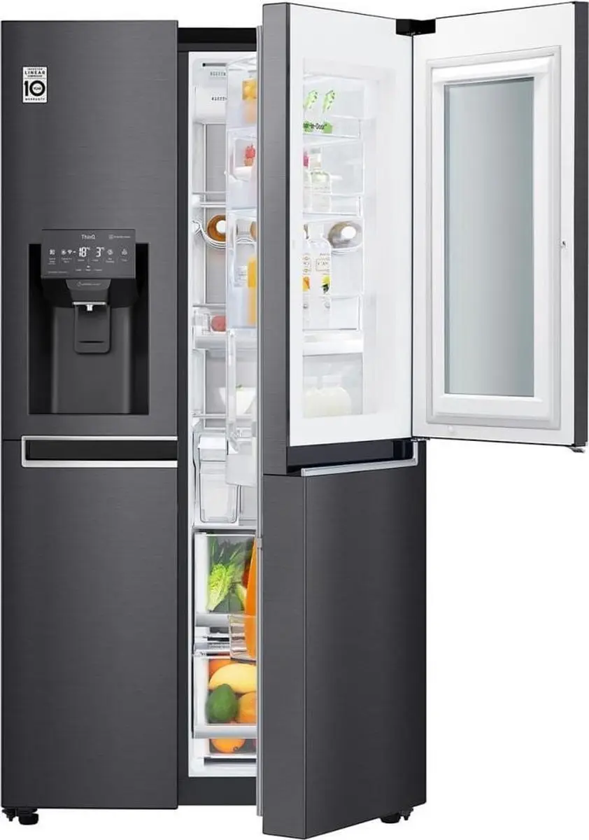 LG GSX961MCCE Vrijstaande Koelkast 625L - Zwart