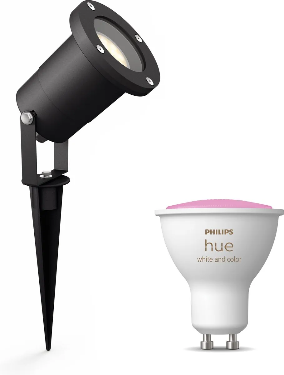Philips Hue Puled Tuinspot GU10 Wit & Kleur