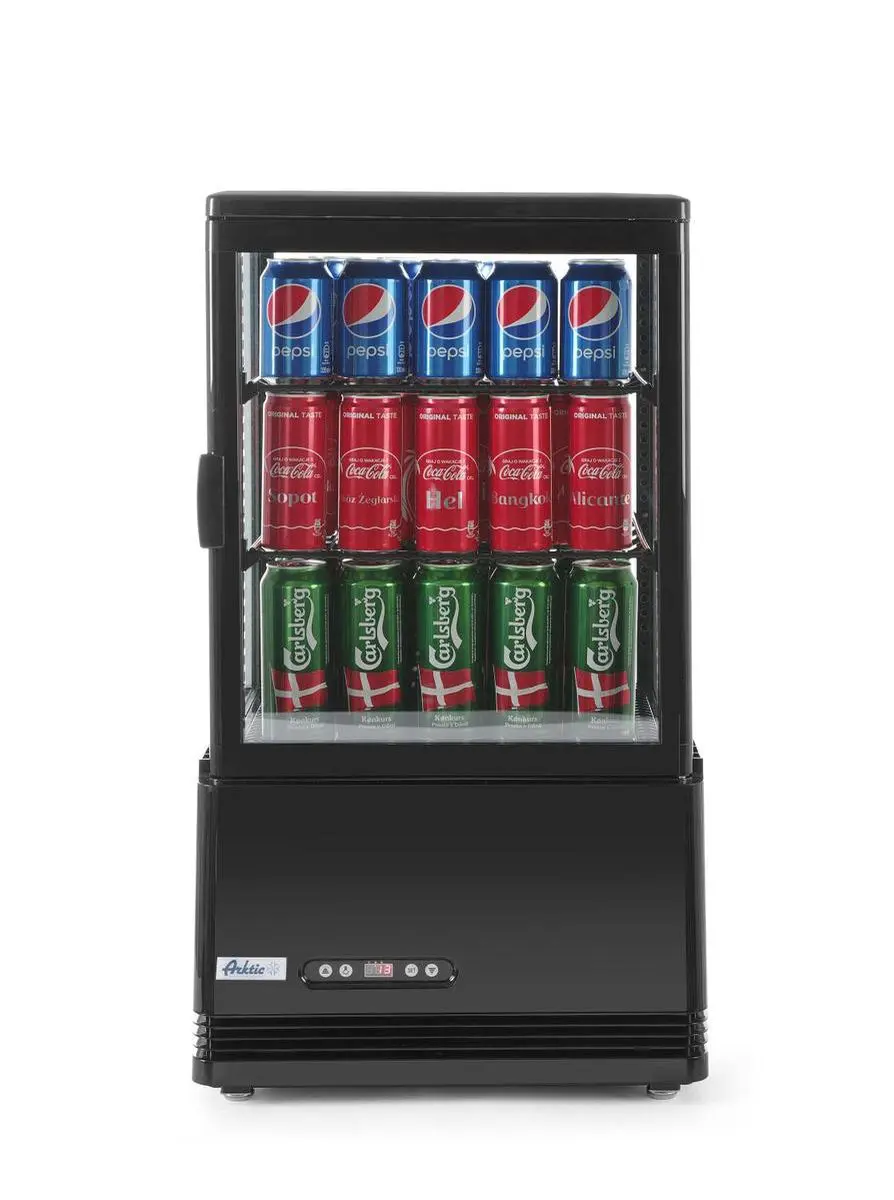 HENDI Arktic Koelvitrine 233627 - 58L - Zwart